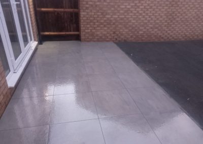 porcelain patio in Weston-super-Mare