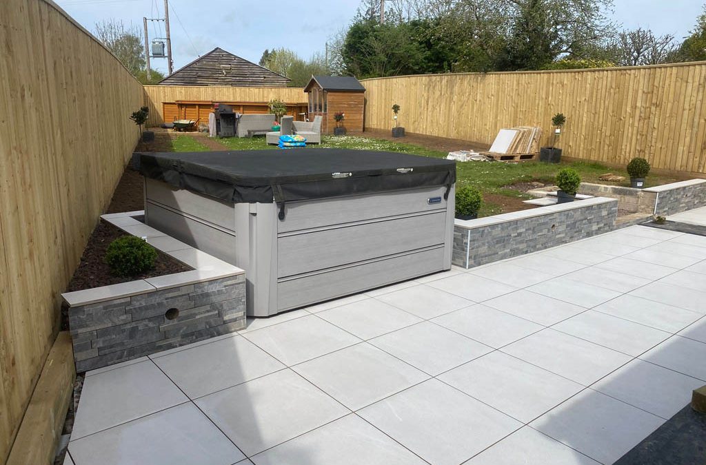 Porcelain Patio in Bromham