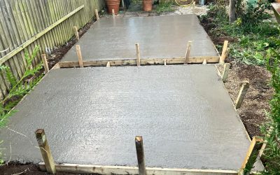 Shed and Greenhouse Footings in Bromham