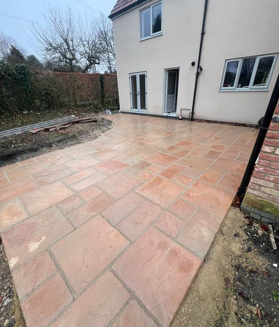 Patio in Upton Scudamore